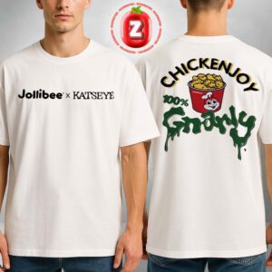 Jollibee x KATSEYE Chickenjoy 100% Gnarly Tee Collaboration Streetwear Capsule Jollibee x KATSEYE Chickenjoy 100% Gnarly Tee Collaboration Streetwear Capsule