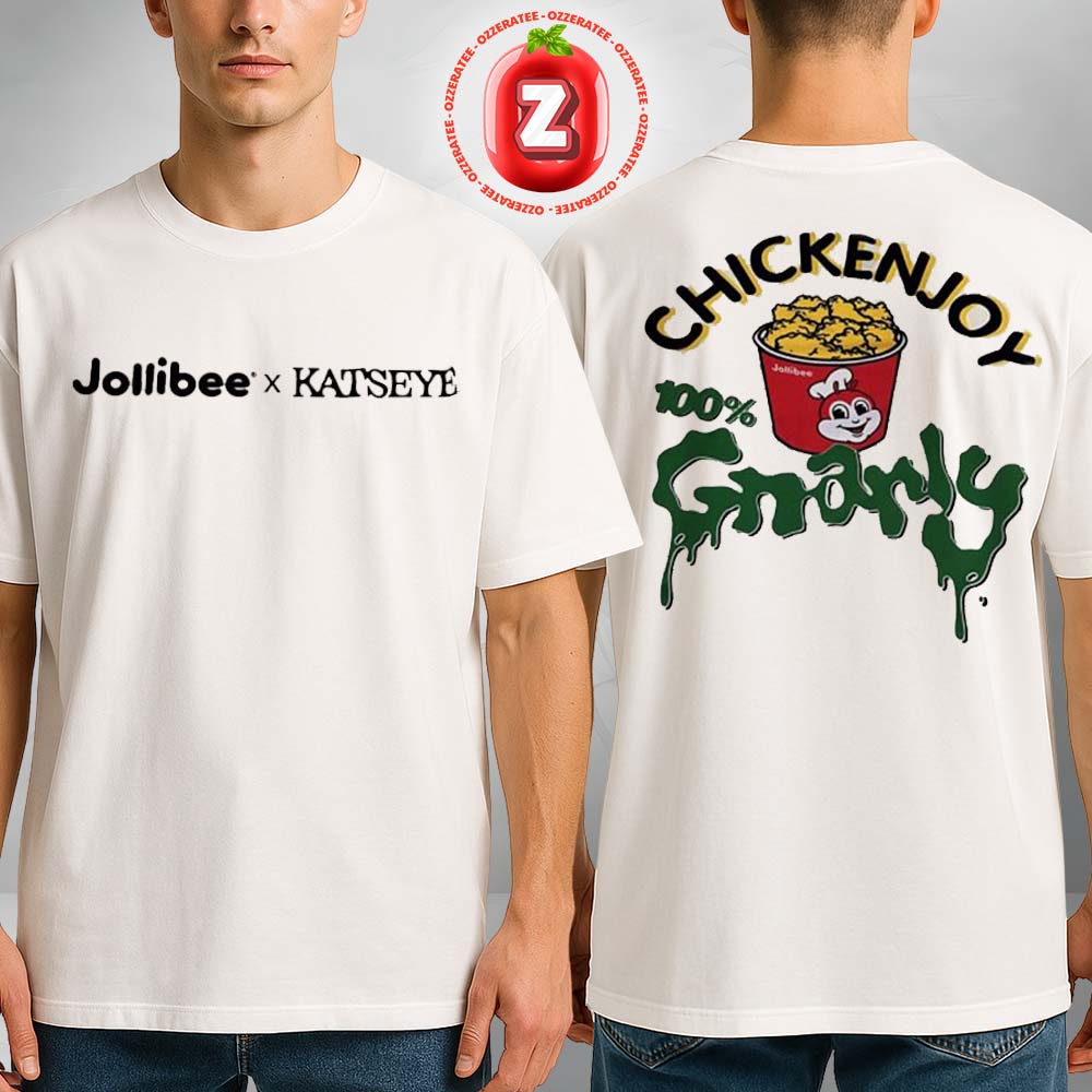 Jollibee x KATSEYE Chickenjoy 100% Gnarly Tee Collaboration Streetwear Capsule Jollibee x KATSEYE Chickenjoy 100% Gnarly Tee Collaboration Streetwear Capsule