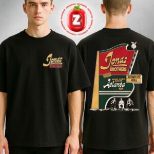 Jonas Brothers Concert Show At State Farm Arena In Atlanta GA On October 28th 2025 Greetings From Your Hometown Two Sides Unisex T-Shirt