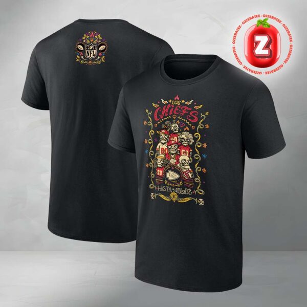 Kansas City Chiefs Hasta La Muerte Graphic NFL 2025 Season Two Sides Unisex T-Shirt
