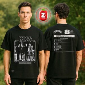 Kiss Dressed To Kill 50th Anniversary Since 1975 Two Sides Unisex T-Shirt
