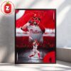 Javier Baez From Detroit Tigers Reached 28 Run Homer Detroit Tigers MLB 2025 Poster Baseball Power Artwork Home Decor Poster Canvas