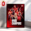 Las Vegas Aces 2025 Champions WNBA Basketball Silver Power Glory Artwork Home Decor Poster Canvas