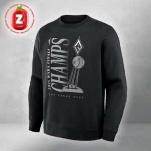 Las Vegas Aces Black 2025 WNBA Finals Champions Unisex Trophy Sweatshirt