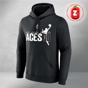 Las Vegas Aces Black 2025 WNBA Finals Unisex Custom Hoodie