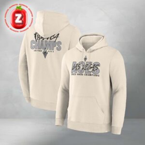 Las Vegas Aces Fanatics Beige 2025 WNBA Finals Champions Courtside Two Sides Unisex Hoodie