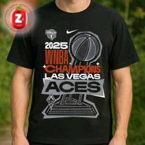 Las Vegas Aces Nike Black 2025 WNBA Finals Champions Locker Room Authentic Unisex T-Shirt