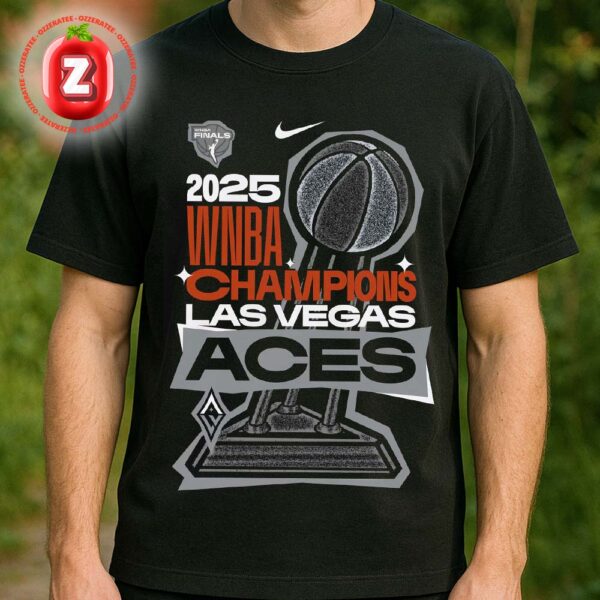 Las Vegas Aces Nike Black 2025 WNBA Finals Champions Locker Room Authentic Unisex T-Shirt