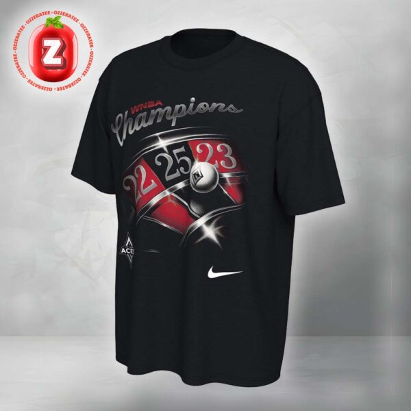 Las Vegas Aces x Nike 2025 WNBA Chapions Elevated Unisex T-Shirt