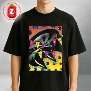 Linkin Park From Zero Tour Poster At Estadio Mane Garrincha In Brasilia DF On November 11 2025 From Zero World Tour Unisex T-Shirt Linkin Park From Zero Tour Poster At Estadio Mane Garrincha In Brasilia DF On November 11 2025 From Zero World Tour Unisex T-Shirt
