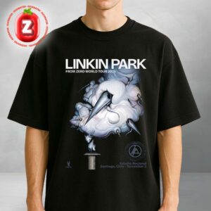 Linkin Park From Zero Tour Poster At Estadio Nacional In Santiago SA On November 2 2025 From Zero World Tour Unisex T-Shirt Linkin Park From Zero Tour Poster At Estadio Nacional In Santiago SA On November 2 2025 From Zero World Tour Unisex T-Shirt