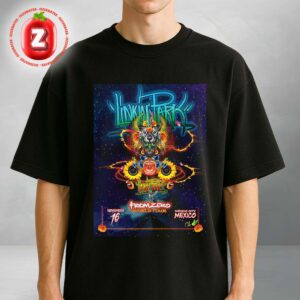Linkin Park From Zero Tour Poster At Estadio San Marcos In Lima PE On October 28 2025 From Zero World Tour Unisex T-Shirt Linkin Park From Zero Tour Poster At Estadio San Marcos In Lima PE On October 28 2025 From Zero World Tour Unisex T-Shirt