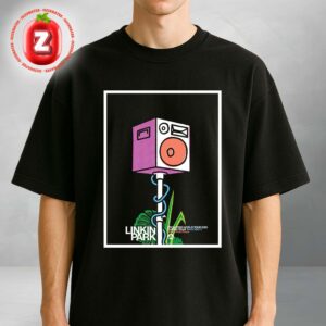 Linkin Park From Zero Tour Poster At Palacio De Los Deportes In Mexico City MX On November 16 2025 From Zero World Tour Unisex T-Shirt Linkin Park From Zero Tour Poster At Palacio De Los Deportes In Mexico City MX On November 16 2025 From Zero World Tour Unisex T-Shirt