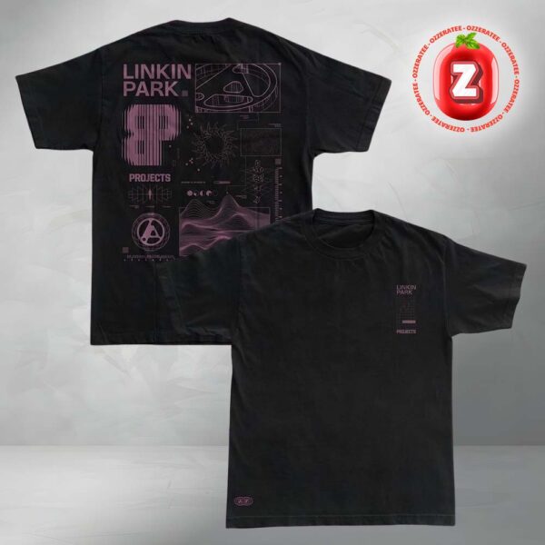 Linkin Park x Brooklyn Projects Black Graphic Tee 2025 Limited Edition Two Sides Unisex T-Shirt