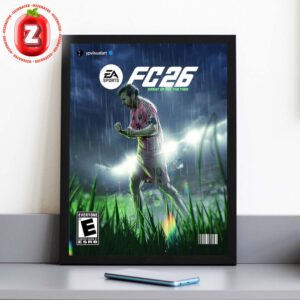 Lionel Messi EA Sports FC26 Poster Great Of All The Time Football Artwork Home Decor Poster Canvas