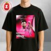 Lionel Messi Player Of The Month MLS Inter Miami 2025 Poster Pink Jersey Edition Unisex T-Shirt