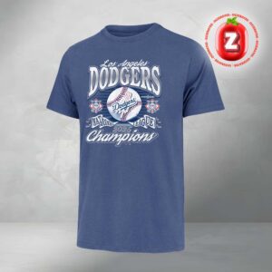 Los Angeles Dodgers ’47 2025 National League Champions Franklin Unisex T-Shirt