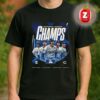 Los Angeles Dodgers 2025 National League Champions Locker Room Unisex T-Shirt