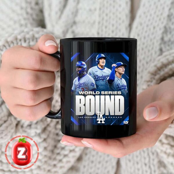 Los Angeles Dodgers Sweep Brewers Poster 2025 World Series Bound MLB Baseball Coffee Ceramic Mug
