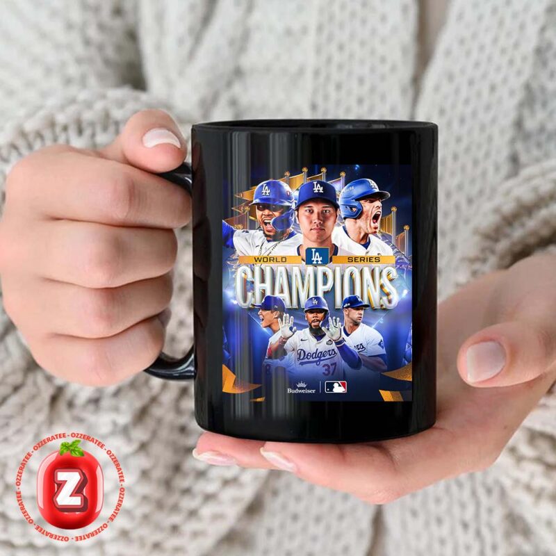 Los Angeles Dodgers World Series Bound Poster 2025 MLB Baseball Coffee Ceramic Mug