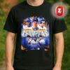 Los Angeles Dodgers World Series Champions Poster 2025 MLB Baseball Unisex T-Shirt