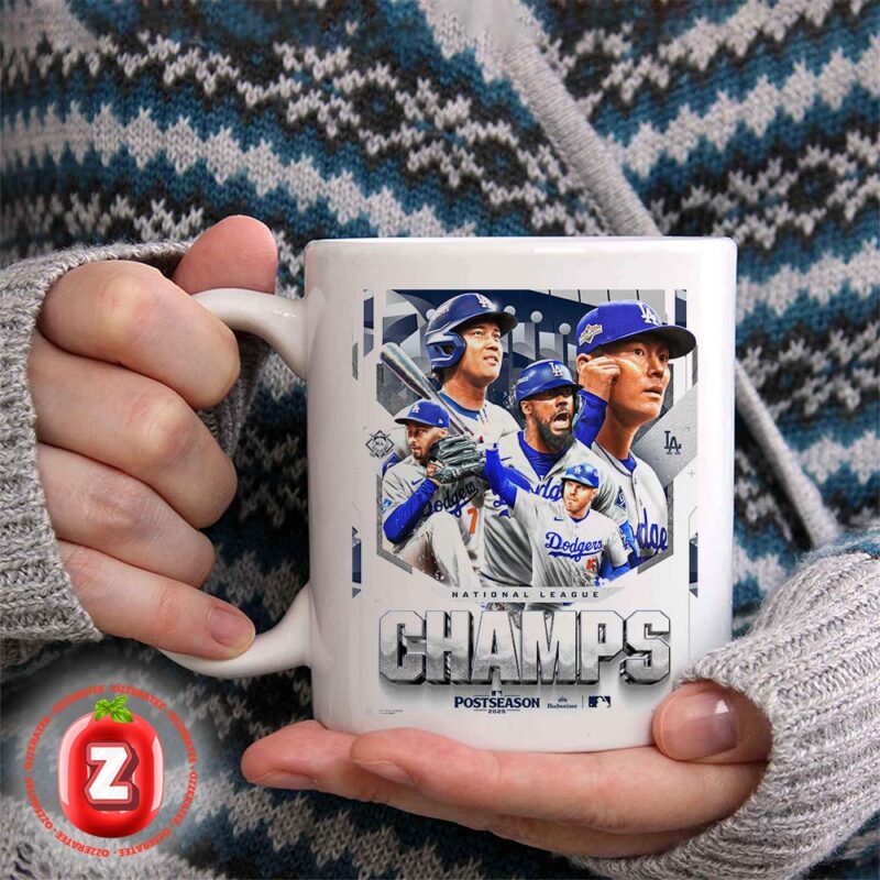 Los Angeles Dodgers World Series Champions Poster 2025 MLB Baseball Coffee Ceramic Mug