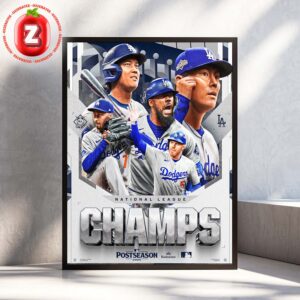 Los Angeles Dodgers World Series Champions Poster 2025 MLB Baseball Home Decor Poster Canvas