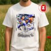 Los Angeles Rams vs Jacksonville Jaguars 2025 NFL London Game Poster Matchup Unisex T-Shirt