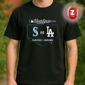 Los Angeles Dodgers vs Seattle Mariners 2025 MLB World Series Matchup Batter Box Unisex T-Shirt