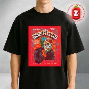 Los Espíritus Live Poster At The Roxy Live In Buenos Aires Argentina On November 22 2025 Unisex T-Shirt