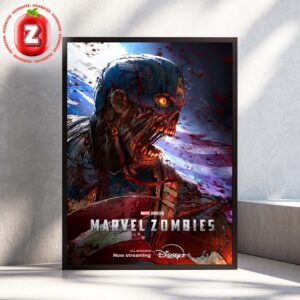 Marvel Zombies Movie Poster On Disney Plus 2025 Horror Animation Artwork Home Decor Poster Canvas
