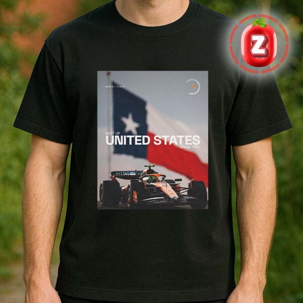 McLaren Formula 1 United States Grand Prix 2025 Austin Texas Circuit of The Americas Racing Unisex T-Shirt