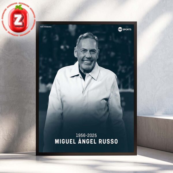 Miguel Ángel Russo Argentina National Team Tribute Poster 1956 2025 Honoring Football Legend And AFA Icon Home Decor Poster Canvas