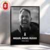 Miguel Ángel Russo Tribute Poster In Remembrance By River Plate Argentina Football Coach 1956 To 2025 Home Decor Poster Canvas