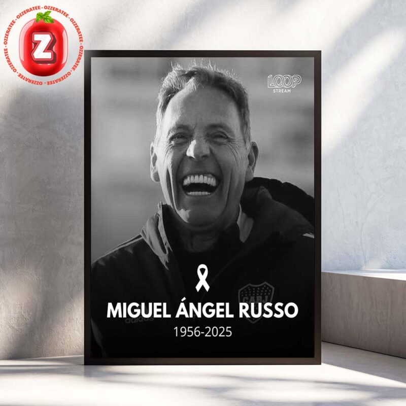 Miguel Ángel Russo Tribute Poster In Memory Of River Plate And Boca Juniors Legend 1956 2025 Legacy Lives On Home Decor Poster Canvas