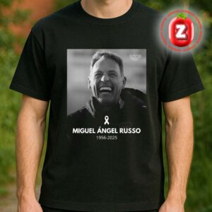 Miguel Ángel Russo Tribute Poster In Memory Of River Plate And Boca Juniors Legend 1956 2025 Legacy Lives On Unisex T-Shirt