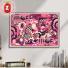 Moe. Tour Poster At Brooklyn Bowl In New York On October 9 2025 Rock The Pink Edition Psychedelic Artwork Home Decor Poster Canvas