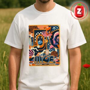 Moe. Tour Poster At Brooklyn Bowl In New York On October 10 2025 Standard Version Psychedelic Artwork Unisex T-Shirt