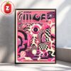 Moe. Full Show Combined Tour Poster At Brooklyn Bowl In New York On October 9 And 10 2025 Rock The Pink Edition Home Decor Poster Canvas
