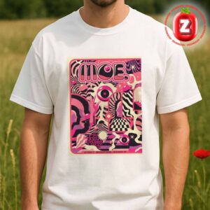 Moe. Tour Poster At Brooklyn Bowl In New York On October 9 2025 Rock The Pink Edition Psychedelic Artwork Unisex T-Shirt