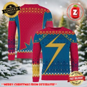 Ms. Marvel Festively Cosmic Ugly Christmas Sweater 2025