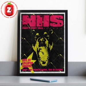 Niis With Forty Feet Tall Live At Lollipop Shoppe In Portland OR On October 29 2025 Punk Rock Home Decor Poster Canvas Niis With Forty Feet Tall Live At Lollipop Shoppe In Portland OR On October 29 2025 Punk Rock Home Decor Poster Canvas