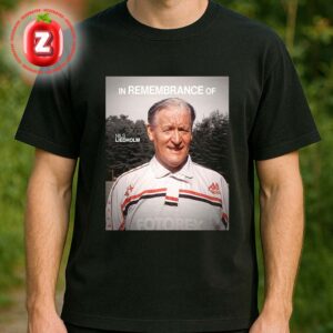 Nils Liedholm Football Legend Tribute Poster At AC Milan In Italy On 2025 Memorial Commemorative Artwork Unisex T-Shirt