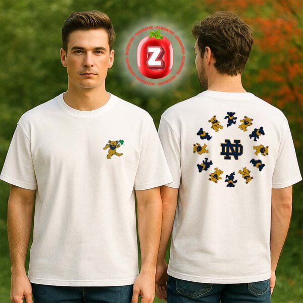Notre Dame x Grateful Dead Circle Bears Two Sides Unisex T-Shirt