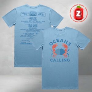 Oceans Calling Festival 2025 Crab Lineup Two Sides Unisex T-Shirt