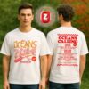 Oceans Calling Festival 2025 Rollercoaster Lineup Two Sides Unisex T-Shirt