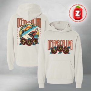 Oceans Calling Festival 2025 Shark Two Sides Unisex Hoodie
