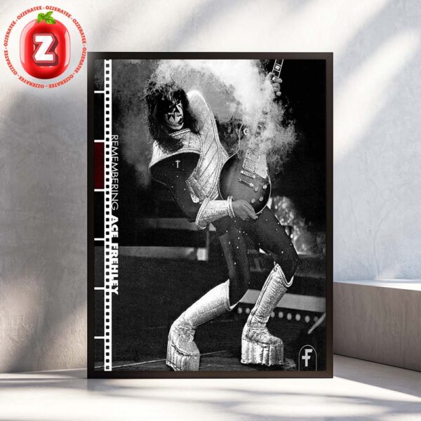 Paul Daniel Ace Frehley 1951–2025 Gone But Not Forgotten Tribute Home Decor Poster Canvas
