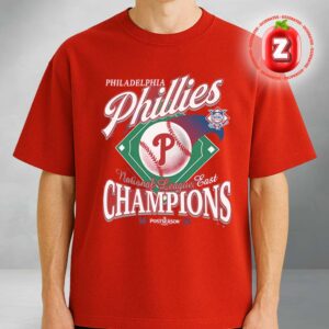 Philadelphia Phillies Red 2025 Division Champions Frankie Unisex T-Shirt