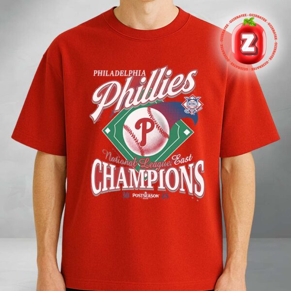 Philadelphia Phillies Red 2025 Division Champions Frankie Unisex T-Shirt
